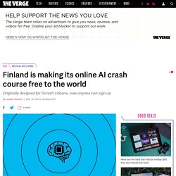 Finland is making its online AI crash course free to the world
