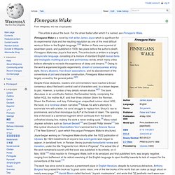 Finnegans Wake - Wikipedia