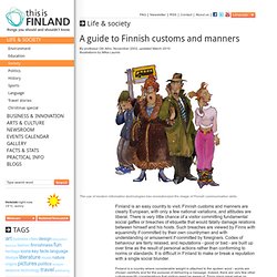 A guide to Finnish customs and manners - thisisFINLAND: Life & society: Society
