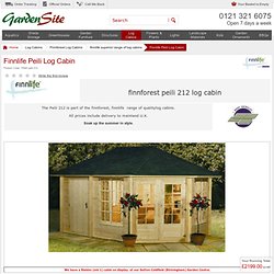 Finnlife Peili Log Cabin - GardenSite.co.uk