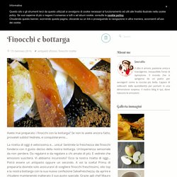 Finocchi e bottarga - Smeralda blog