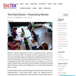 The Fintech Boom – Powered by Women