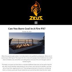 What To Burn in a Fire Pit