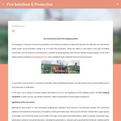 Fire Solutions & Protection