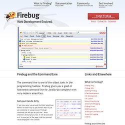 Firebug and the Command Line : Firebug
