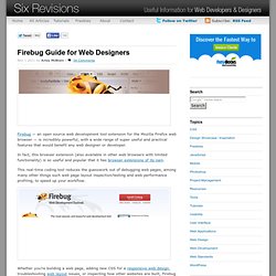 Firebug Guide for Web Designers