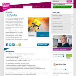 Firefighter Job Information