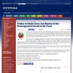Firefox 4.0 Beta Close, but Blocker in the Redesigned UI Needs t