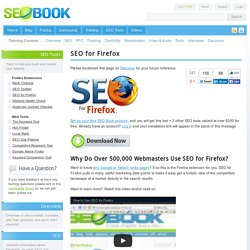 SEO for Firefox Extension: Free SEO Toolbar Firefox Browser Plugin