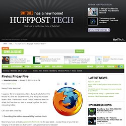 Firefox Friday Five