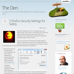 5 Firefox Security Settings for Safety