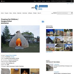 Fireplace for Children / Haugen/Zohar Arkitekter