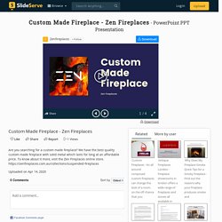 Custom Made Fireplace - Zen Fireplaces