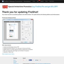 FireShot Updated to the 0.98.45 release!