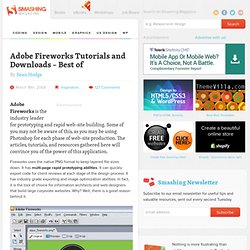 Adobe Fireworks Tutorials and Downloads - Best of