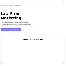 Law Firm Marketing: #1 in Legal Marketing Services □‍⚖️