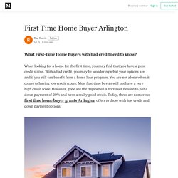 First Time Home Buyer Arlington - Real Events - Medium