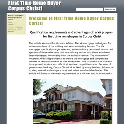 First Time Home Buyer Corpus Christi