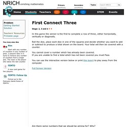 First Connect Three