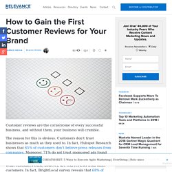 How to Gain the First Customer Reviews for Your Brand