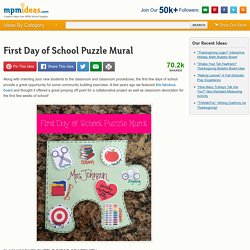 First Day of School Puzzle Mural