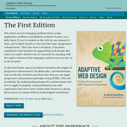 The First Edition of Adaptive Web Design