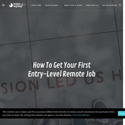 entry level remote job