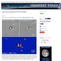 First Four Exoplanet System Imaged