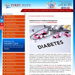 Helping Seniors in Diabetes Management