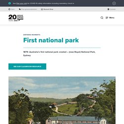 First national park - National Museum of Australia