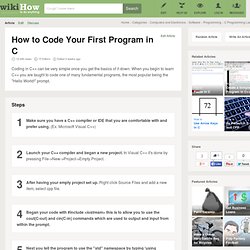 How to Code Your First Program in C: 8 Steps