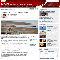 First report on UK climate impact