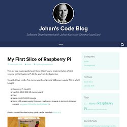 My First Slice of Raspberry Pi - Easy Mono Setup Guide