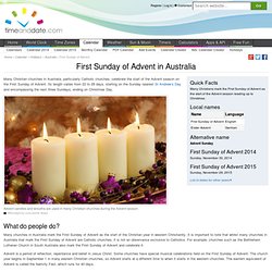 First Sunday of Advent in Australia