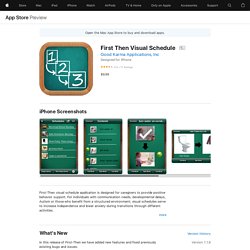 ‎First Then Visual Schedule on the App Store