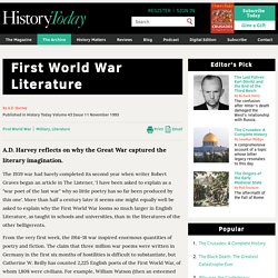 First World War Literature