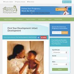 First Year Development: Infant Development