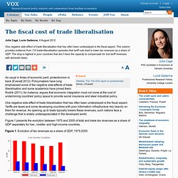 The fiscal cost of trade liberalisation