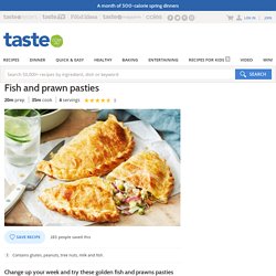 Fish and prawn pasties