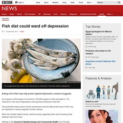 Fish diet could ward off depression