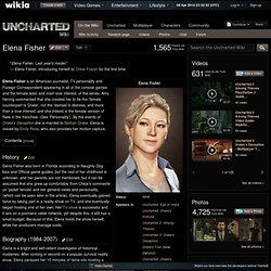 Elena Fisher - Uncharted Wiki - The Uncharted encyclopedia that anyone can edit