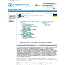 FAO Fisheries & Aquaculture - Vue générale du secteur aquacole national - Allemagne