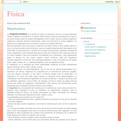 Fisica: Magnetostatica