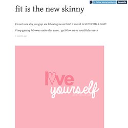 FIT IS THE NEW SKINNY