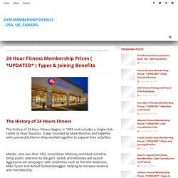 24 Hour Fitness Membership Prices ( *UPDATED* ) Types & Joining Benefits