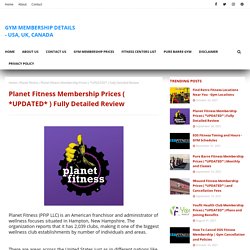 Planet Fitness Membership Prices ( *UPDATED* ) Fully Detailed Review