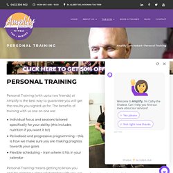 Amplify Fitness Provides Personal Training In Hobart