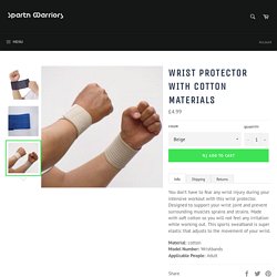 Fitness Cotton Wrist Protector - Sports Sweatband