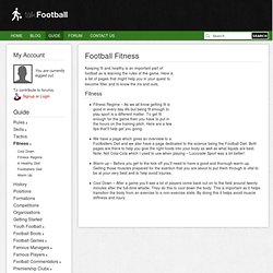 Football Fitness - Get fit like a footballer!