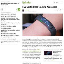 Five Best Fitness Tracking Appliances